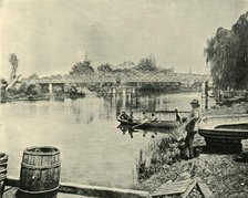 'Swing Bridge Over the Latrobe', 1901. Creator: Unknown.
