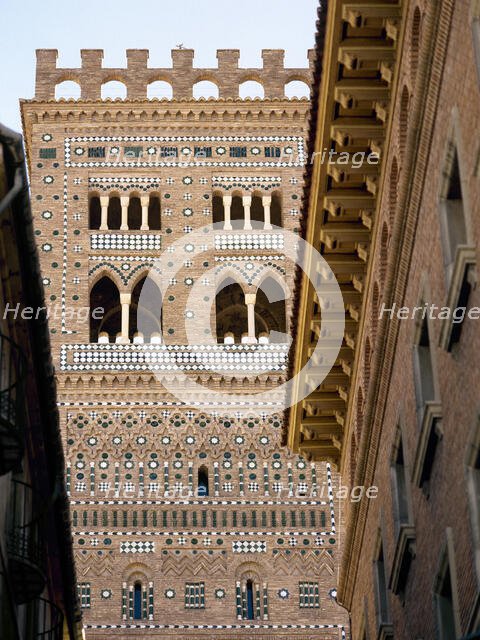 Tower of El Salvador, Teruel, Aragón, Spain, 2008. Creator: LTL.