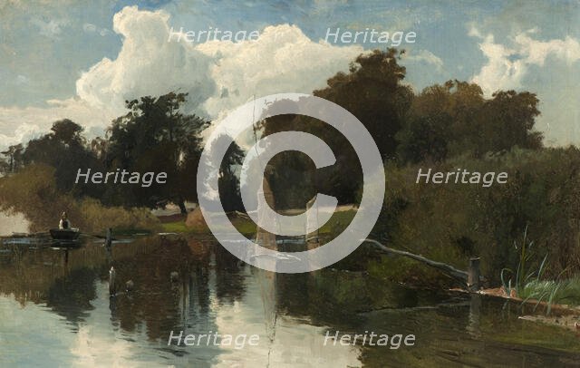 The Shore of Ringsjön I, 1879. Creator: Gustaf Rydberg.