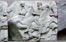 Part of the Elgin Marbles from the Parthenon, 5th century BC. Artist: Unknown