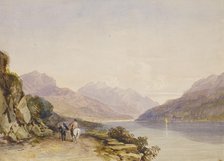 The Path By The Lake/ Ben Voirlich, 1836. Creator: David Cox the Younger.