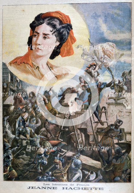 Jeanne Hachette, French heroine, 1894. Artist: Paul Merwart