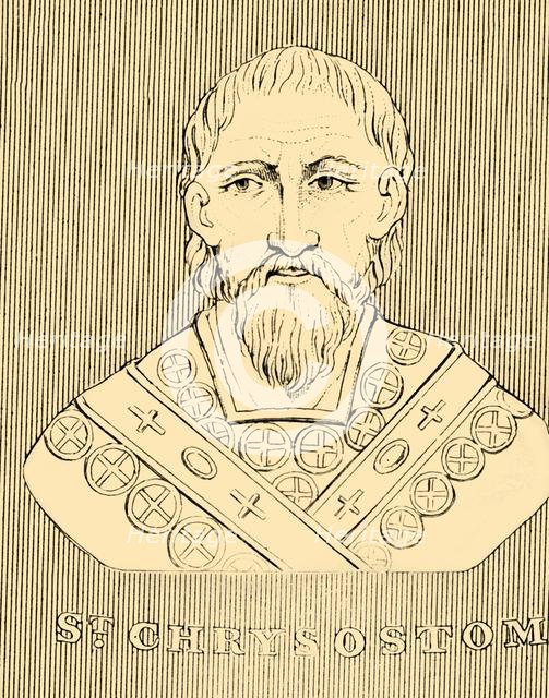 'St. Chrysostom', (c349-407), 1830. Creator: Unknown.