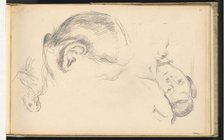 Three Heads, One of Madame Cézanne, 1882/1885. Creator: Paul Cezanne.