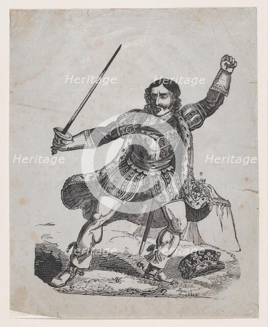 Edmund Kean as Richard III, 1815-1833. Creator: John Byrne.