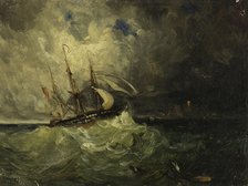 La tempête, 1846. Creator: Felix Francois Georges Philibert Ziem.