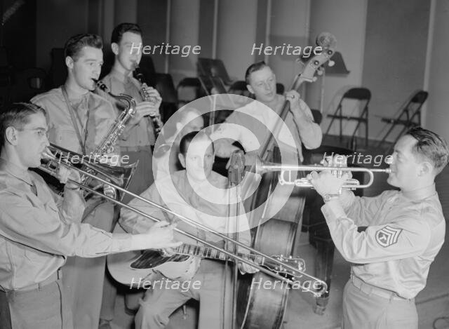 Portrait of Henry Levine, Fort Myer, Arlington, Va., ca. Feb. 1943. Creator: William Paul Gottlieb.