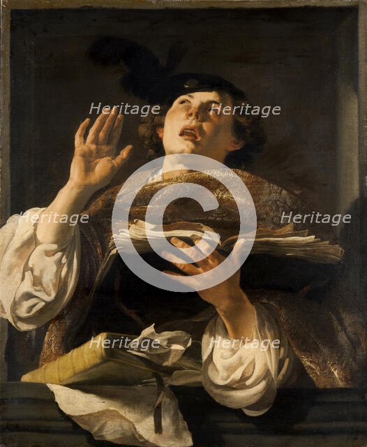 The Singer, 1620s. Creator: Terbrugghen, Hendrick Jansz (1588-1629).