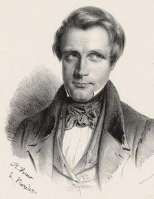 Portrait of the composer Henri Brod (1799-1839), 1835.