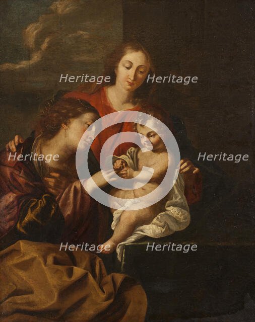 The Mystic Marriage of St Catherine. Creator: Stefano Magnasco.
