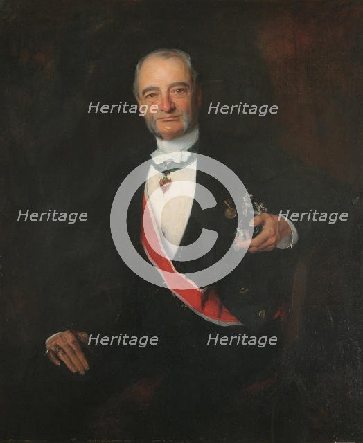 Portrait of Bohuslav, Count Chotek of Chotkow and Wognin (1829-1896), c. 1870. Creator: László, Philip Alexius de (1869-1937).