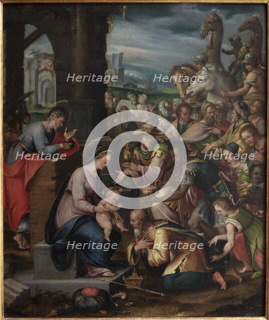 The Adoration of the Magi, 1557-1616. Creator: Frans Francken I.
