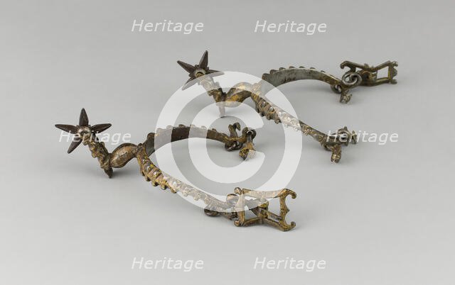 Pair of Spurs, Europe, c. 1630/35. Creator: Unknown.