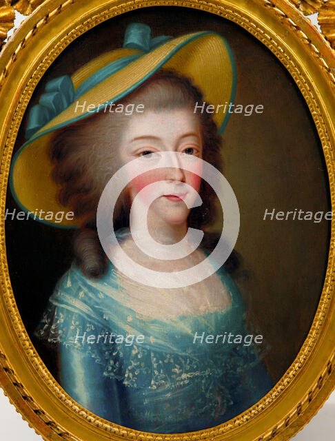 Princess Maria Theresa of Savoy (1756-1805), Countess of Artois, 1791. Creator: Panealbo, Giovanni (1742-1815).