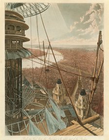'Bird's eye view from the stair-case and the upper part of the Pavilion', the Colosseum, Rome. Artist: Unknown