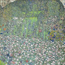 Garden Landscape With Mountain Top, 1916. Creator: Klimt, Gustav (1862-1918).