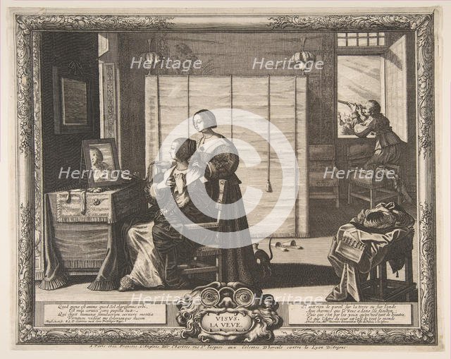 Sight, 1635-38. Creator: Abraham Bosse.