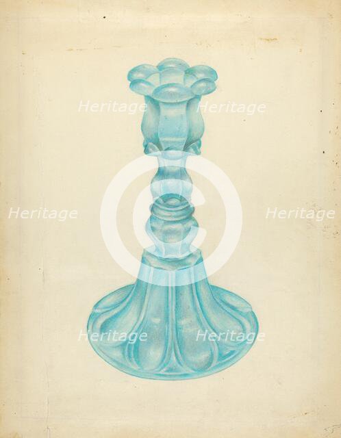 Candlestick, c. 1940. Creator: John Tarantino.