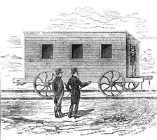 George Stephenson, Father of Railways: the Experiment coach, common car, 1881. Creator: Unknown.