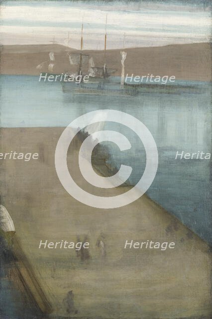 Valparaiso Harbor, 1866. Creator: James Abbott McNeill Whistler.