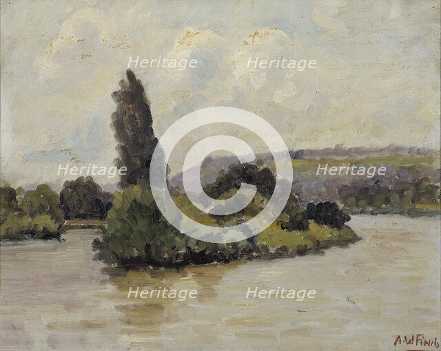 Seine, 1926. Creator: Alfred William Finch.