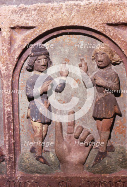 'Do Not Take Lord's Name in Vain', The Ten Commandments, c20th century. Artist: Unknown.