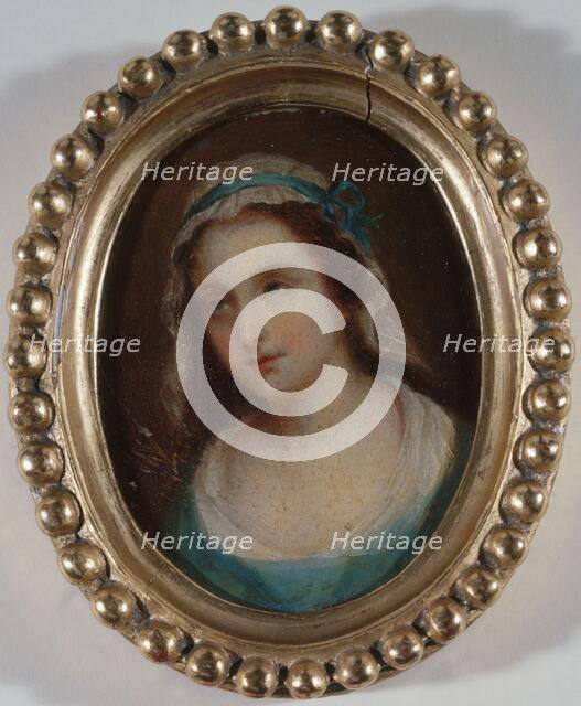 Portrait said to be of Charlotte Corday (1768-1793), between 1788 and 1798. Creator: Unknown.