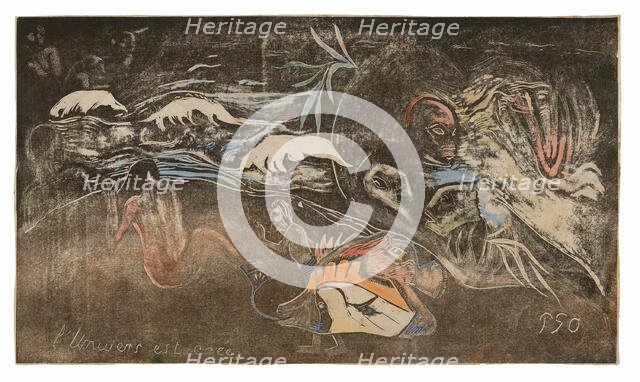 L’univers est créé (The Universe Is Being Created), from the Noa Noa Suite, 1893/94. Creator: Paul Gauguin.