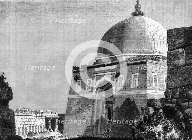 'View of the Mausoleum of the Emperor Togluck, at Togluckabad', c1891. Creator: James Grant.