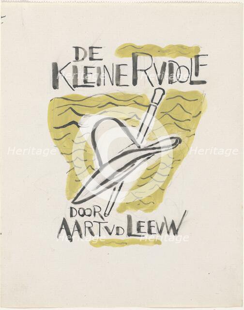 Design for a book cover for: Aart van der Leeuw, De kleine Rudolf, 1930, 1928-1930. Creator: Leo Gestel.