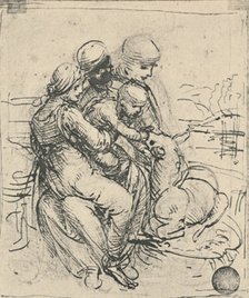 'Virgin and Child with St. Anne', c1480 (1945). Artist: Leonardo da Vinci.