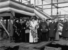 Launching party, Str. Seeandbee, 1912 Nov 9. Creator: William H. Jackson.