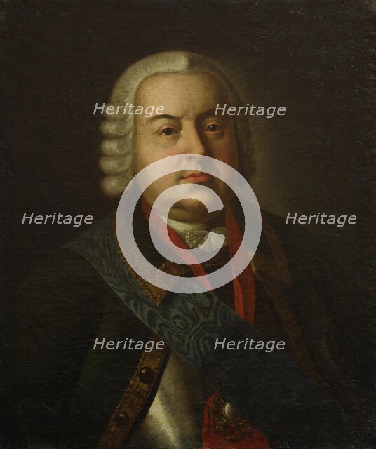 Portrait of Prince Nikita Yurievich Trubetskoy (1699-1767), c 1785. Creator: Anonymous.