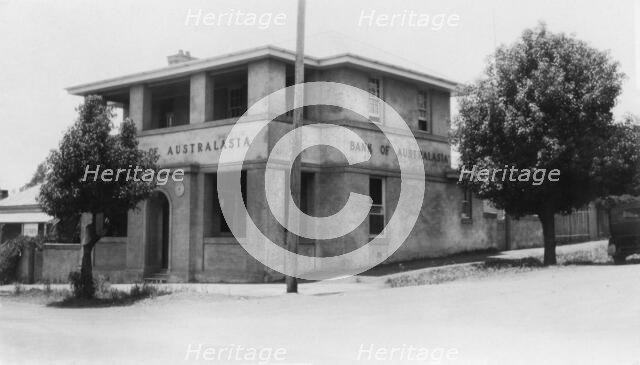 Bank of Australasia, Unknown branch, 1935. Creator: Jack Bain.