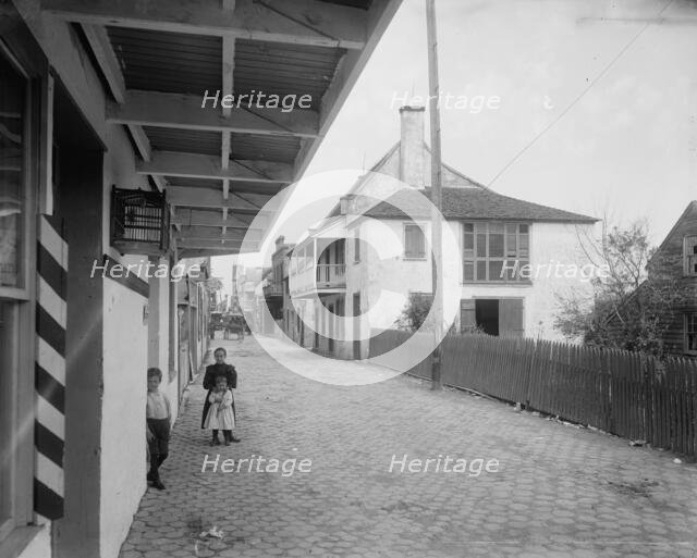 St. George Street, St. Augustine, Fla., (c1894?). Creator: William H. Jackson.