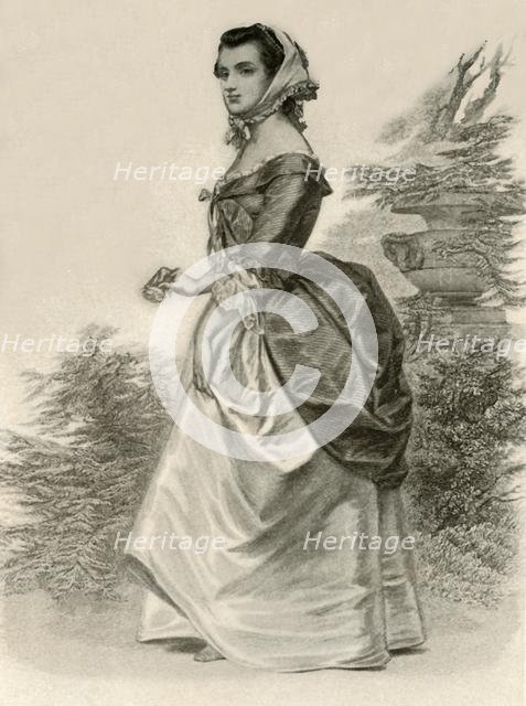 'Dress of a young Virginia lady', c1775, (1937). Creator: Unknown.