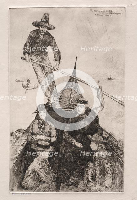 Etchings of Venice, 1881. Creator: Otto H. Bacher (American, 1856-1909).