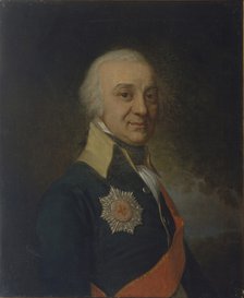 Portrait of the Pavel Stepanovich Runich (1747-1825), c. 1800. Artist: Borovikovsky, Vladimir Lukich (1757-1825)