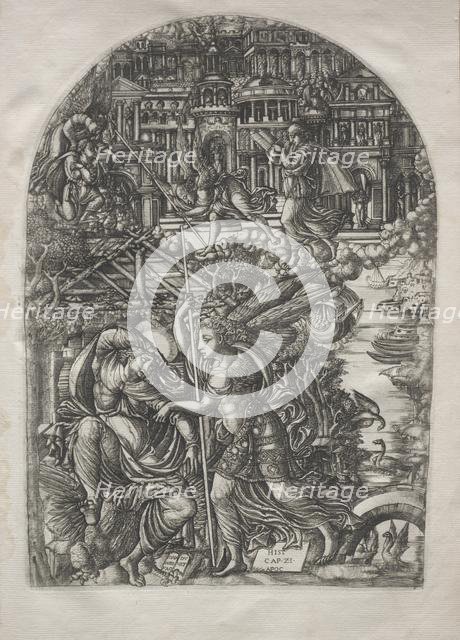 The Apocalypse: The Angel Shows St. John the New Jerusalem, 1546-1556. Creator: Jean Duvet (French, 1485-1561).