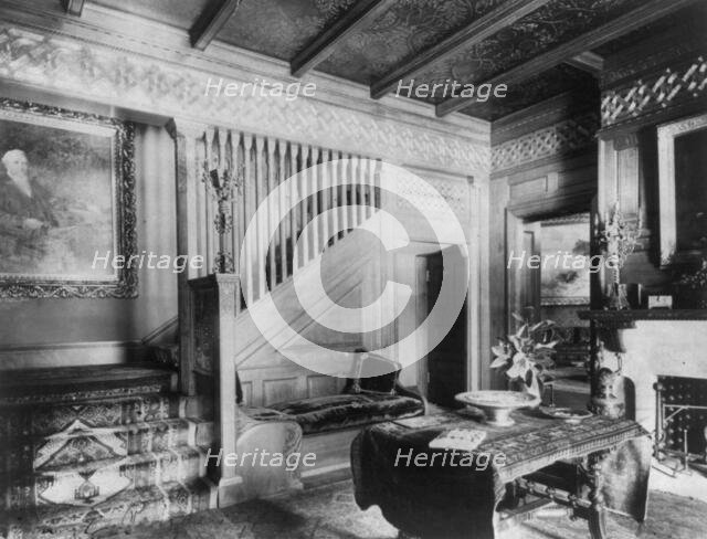 Home of Phoebe Apperson Hearst (widow of George Hearst) at 1400 New Hampshire Ave., NW..., c1900. Creator: Frances Benjamin Johnston.