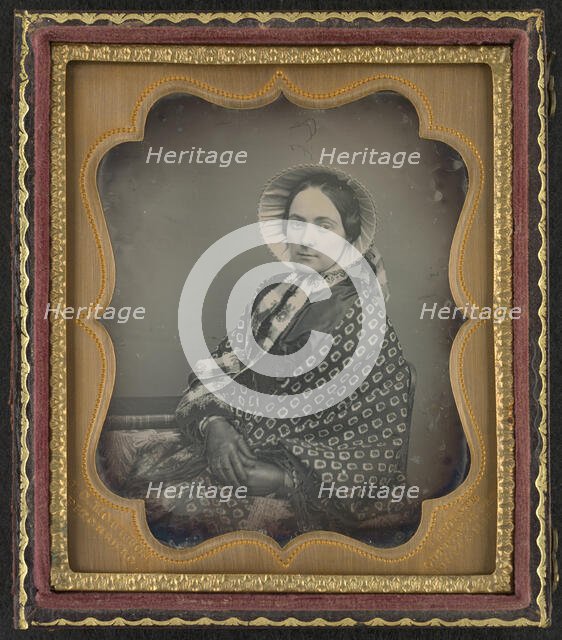 Helen L. Gilson, Civil War nurse and head of the Colored Hospital Service, between 1861 and 1865. Creator: J. C. Moulton.