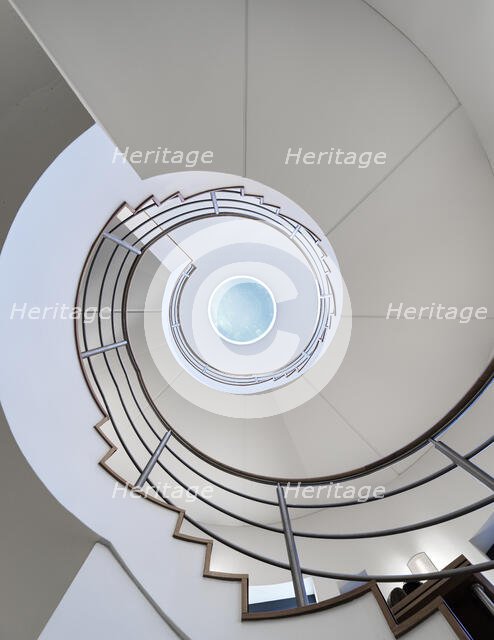 University of Cambridge, Fitzwilliam College, Olisa Library, Cambridge, Cambridgeshire, 2022. Creator: James O Davies.