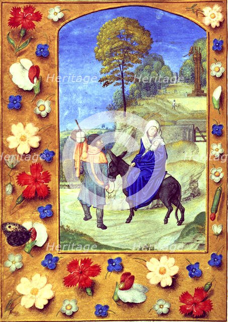 The Flight into Egypt, c1480s.  Creator: Unknown.