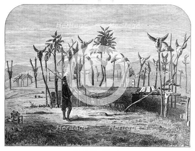 Tomb of Voupilal, a Looshai chief, 1872. Creator: Unknown.