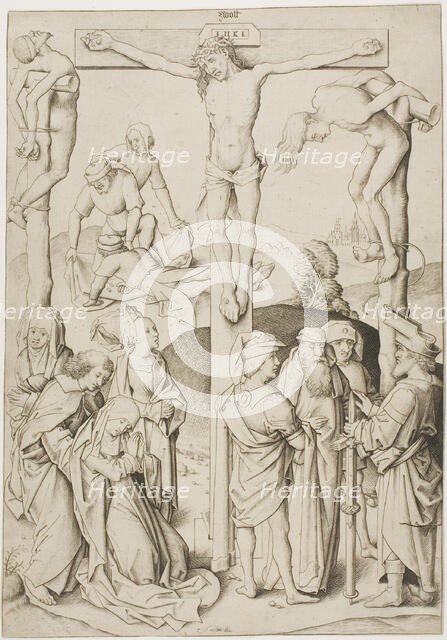 The Calvary, c.1480. Creator: Master IAM of Zwolle.