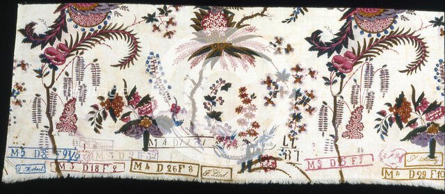 Chef-de-piece (Furnishing Fabric), France, 1850/75. Creator: Unknown.