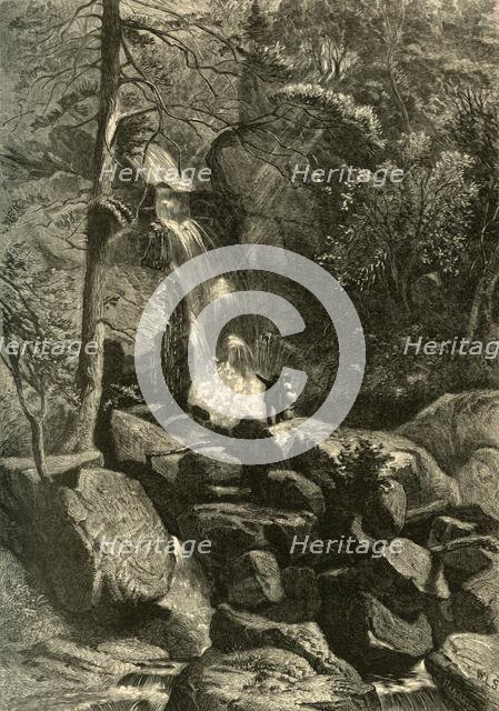 'Purgatory Falls, Head-Waters of the Roanoke', 1872. Creator: John J. Harley.