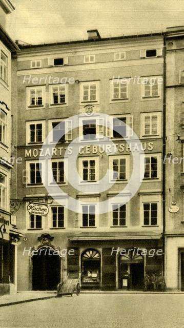 Mozart's birthplace, Salzburg, Austria, c1935. Creator: Unknown.