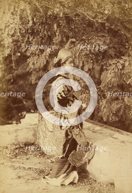 Burmese Princess, about 1885. Creator: Felice Beato.
