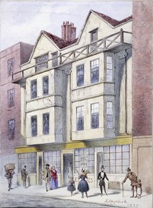 Fleet Street, London, 1835. Artist: Frederick Napoleon Shepherd
